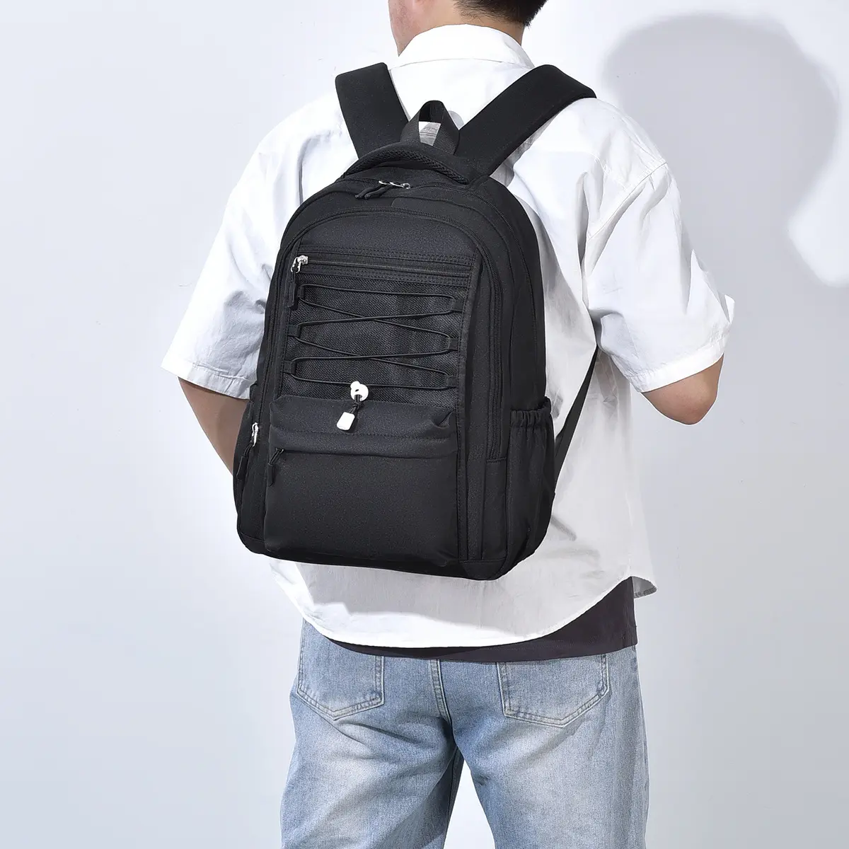 New simple trend men's and women's backpacks, college students' school bags, casual versatile backpacks