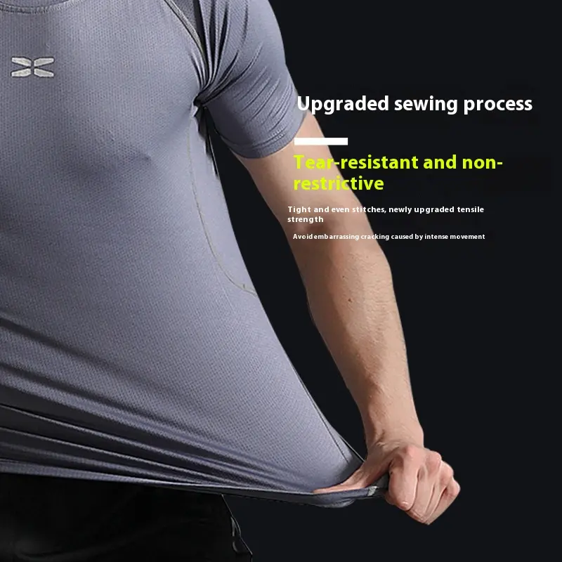 Sports suit men's casual men's fitness wear tight running training pants gym clothing men