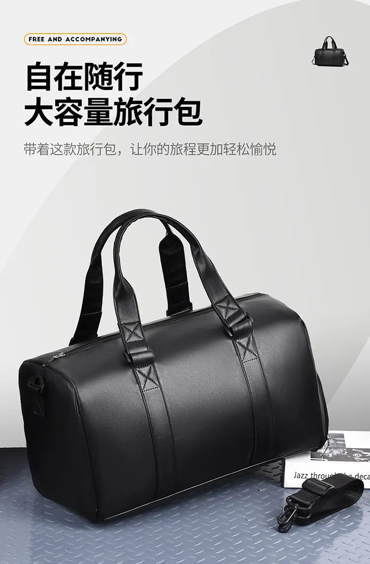 Large capacity business commuter handbag casual wear-resistant travel bag fashion shoulder bag