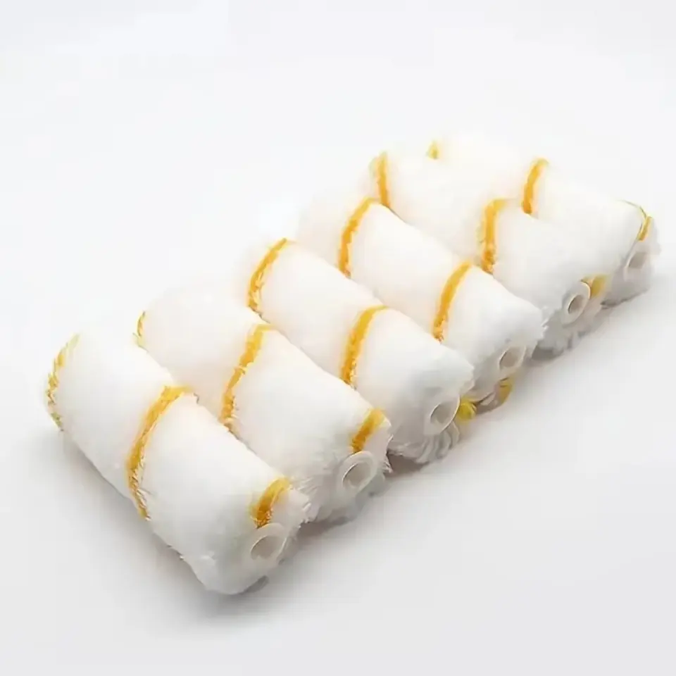 Latex paint roller set, thumb roller core, small Angle, roller frame, polyester mixture,  wall paint