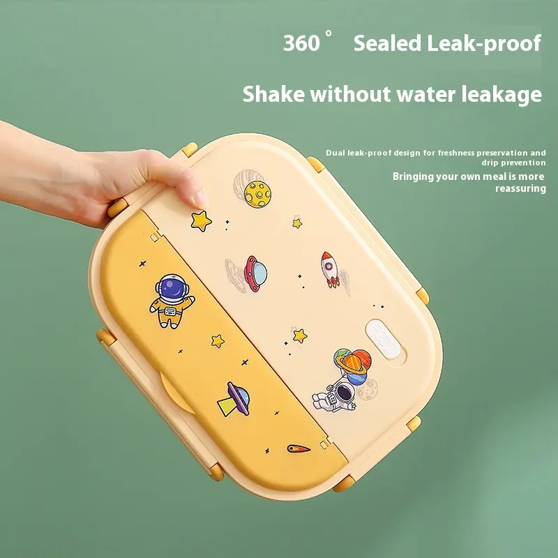 lunch box for primary school students, food grade children can be divided into bento lunch boxes for men and women