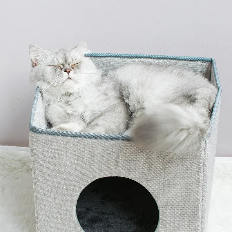 Cat nest Internet celebrity folding cat nest four seasons universal cat house removable cat villa