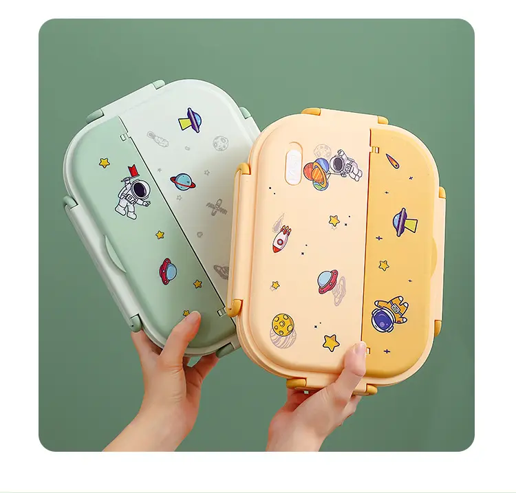 lunch box for primary school students, food grade children can be divided into bento lunch boxes for men and women