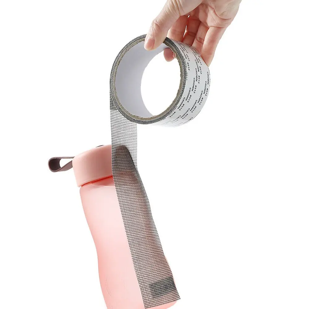 Strong Self Adhesive Window Screen Repair Tape Window Net Screen Repair Patch Covering Up Holes Tears Anti-Insect Mosquito Mesh