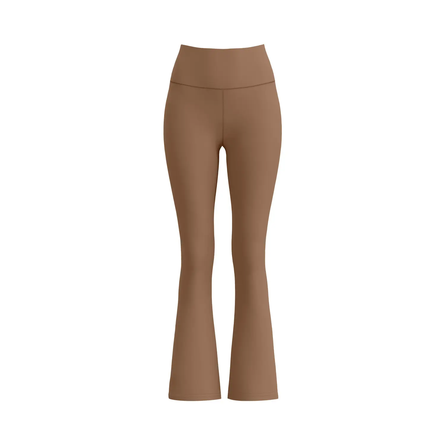 Juyatang summer high waist hip lift flared pants nude yoga pants Pilates sports fitness pants