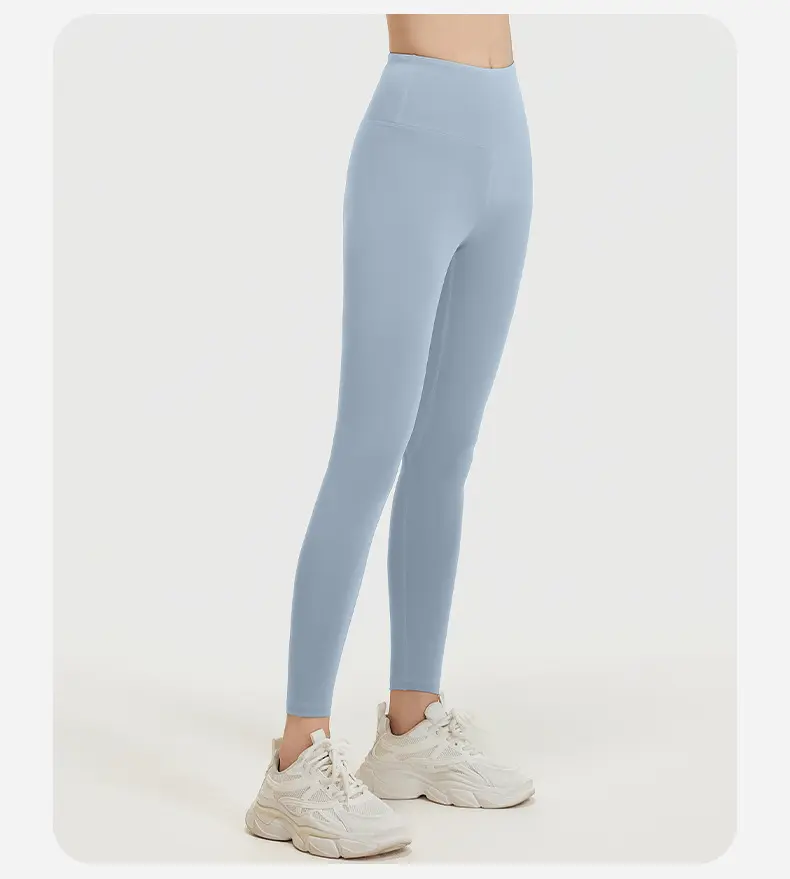 Juyitang sports fitness trousers peach pants running hip lift high waist thin elastic tight yoga pants women