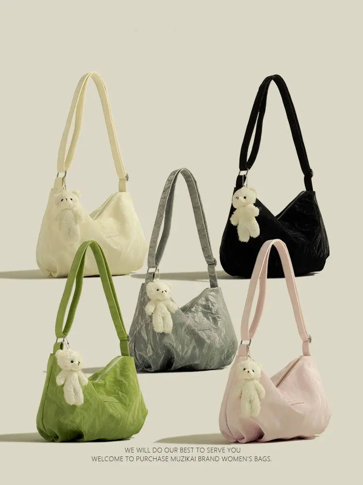 Tote bag women's bag summer new trend everything stylish simple commuter advanced sense soft leather lightweight large