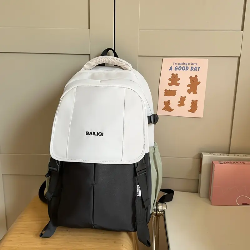 New large capacity Korean casual male and female students junior high school Korean backpack fashion travel outof the street bag