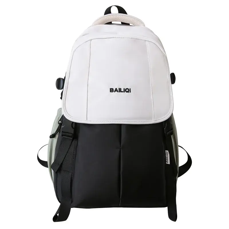 New large capacity Korean casual male and female students junior high school Korean backpack fashion travel outof the street bag