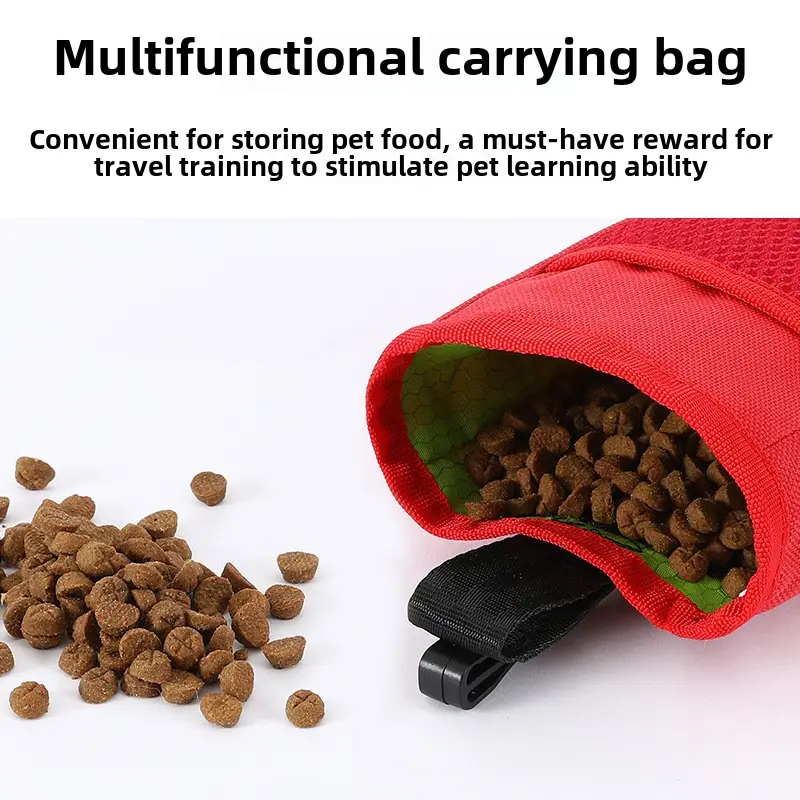 Pet snack bag Portable waist pack for outdoor dog walking training dog food bag dog accessories
