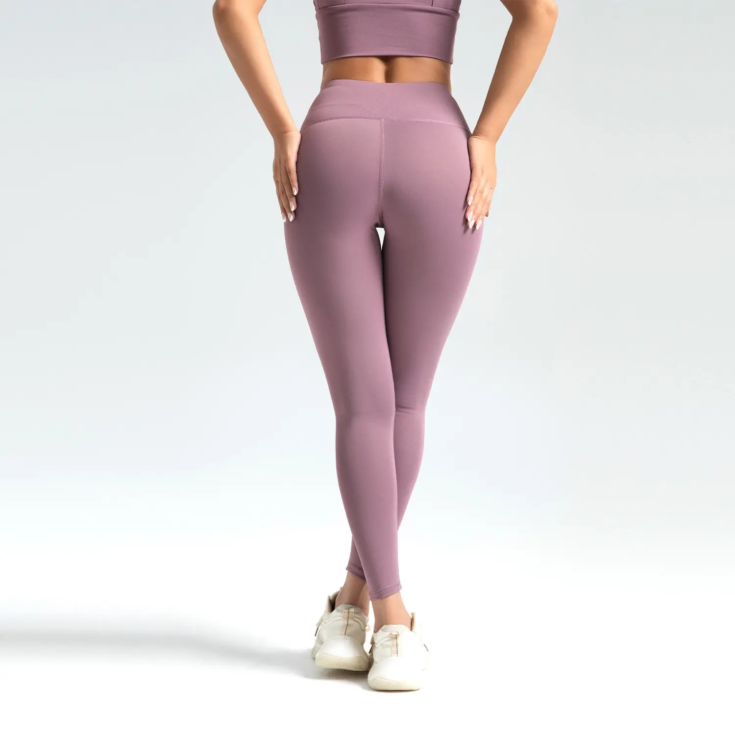 Cross-border area Naked yoga pants women's peach buttocks high waist hip lift sports fitness pants belly tight yoga pants women