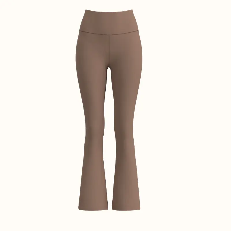 Juyatang nude high elastic sports leggings high waist hip lift slim thin women's micro pull yoga pants summer