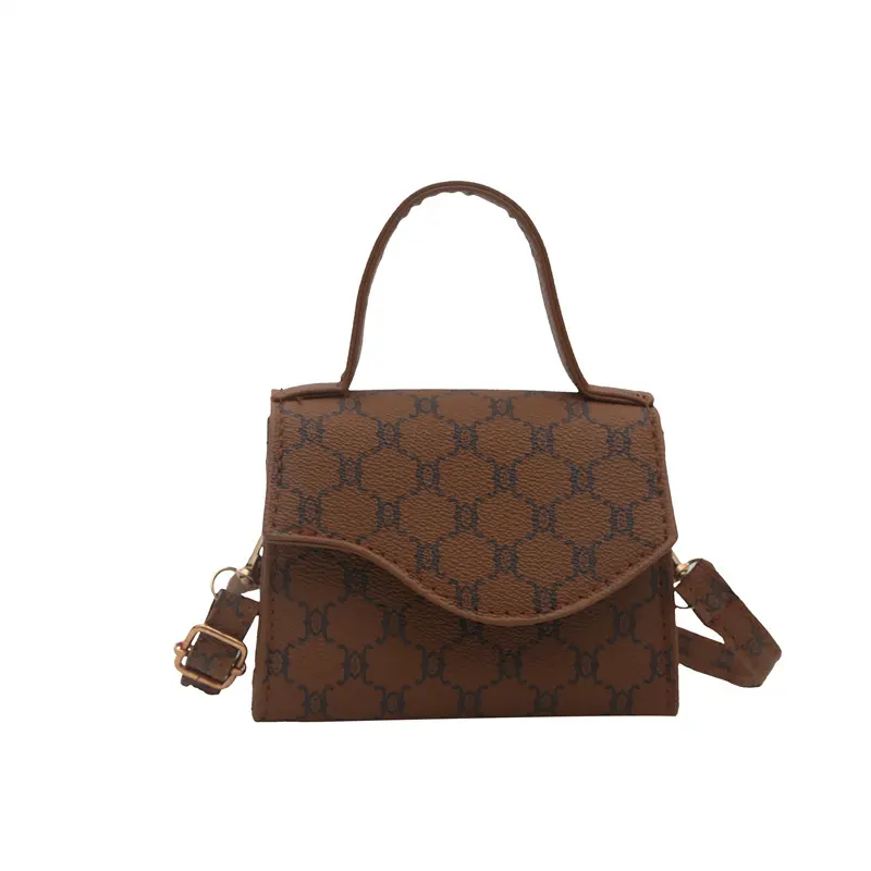Casual trend beautiful crossbody shoulder 2024 new retro simple texture fashion autumn women's small square bag