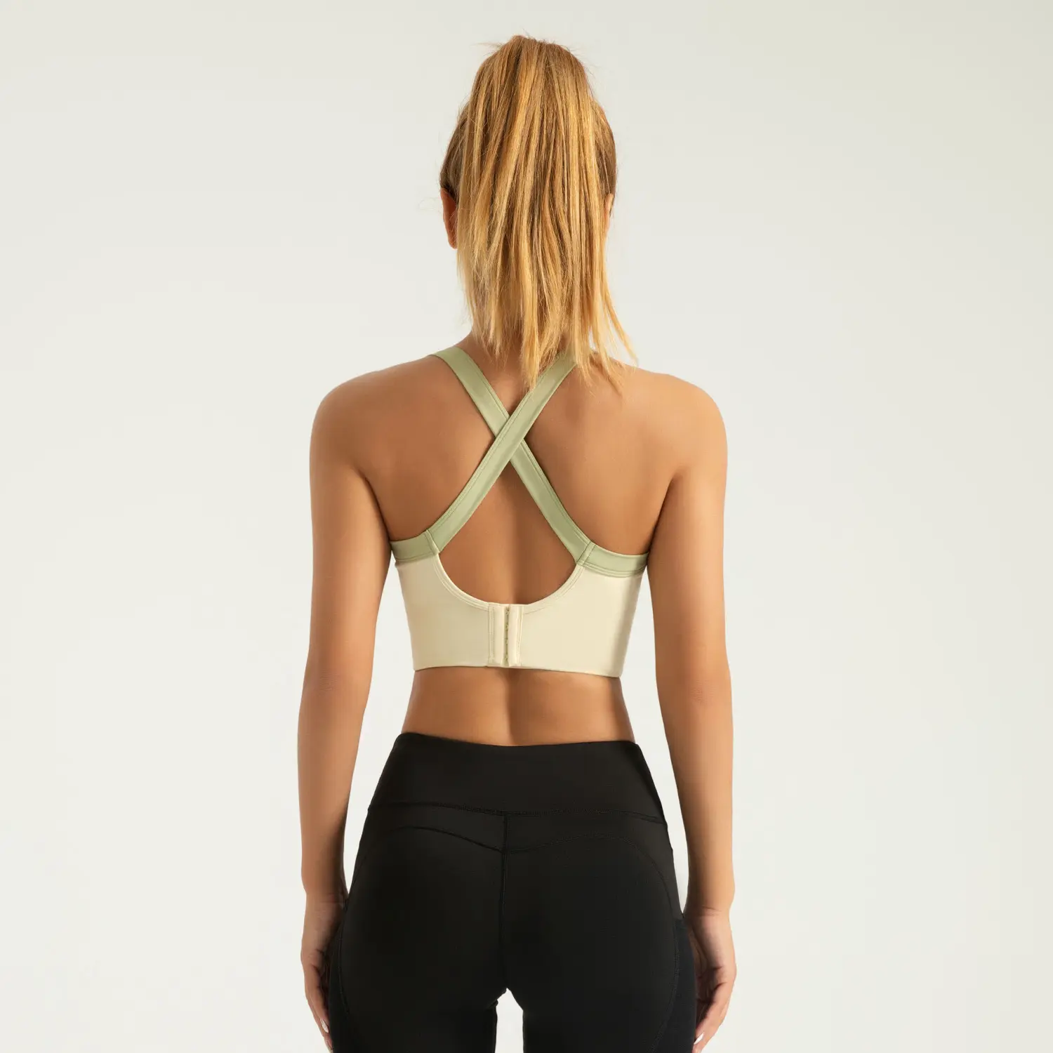 Juyitang beautiful back sports underwear high-strength shockproof fixed chest pad waist fitness vest