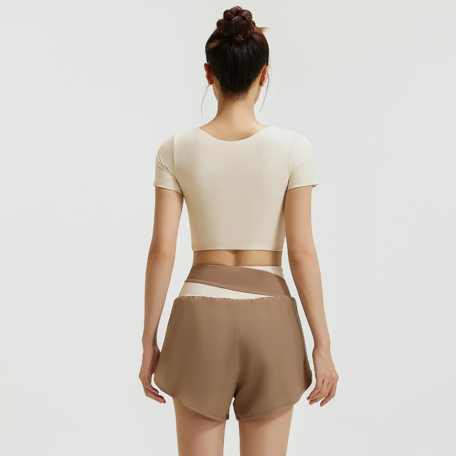 Juyatang summer color matching set fitness set nude sports set breathable slim yoga set  sport set women