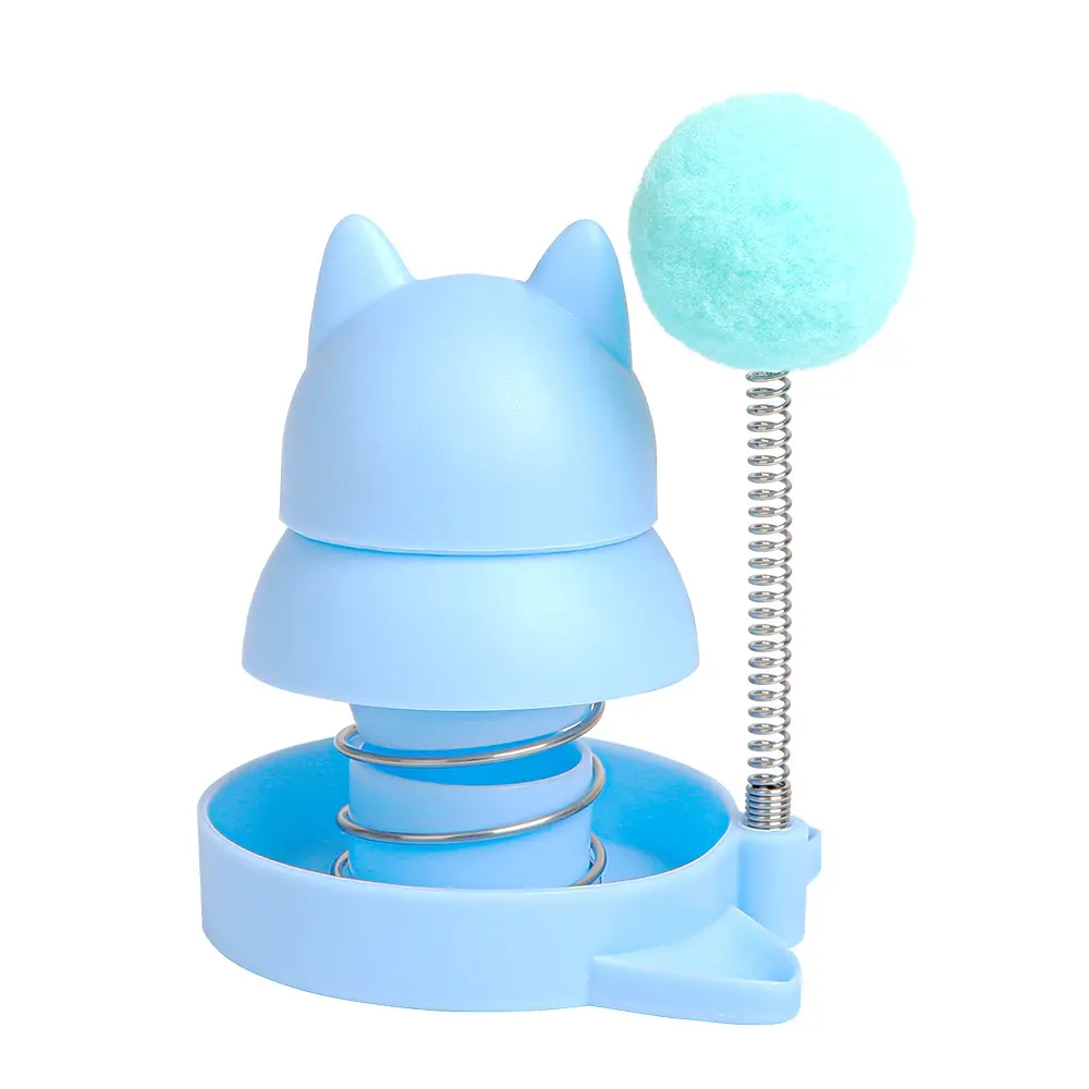 Catnip ball cat toy spring swing self high teasing cat grinding cat funk rocking pet supplies