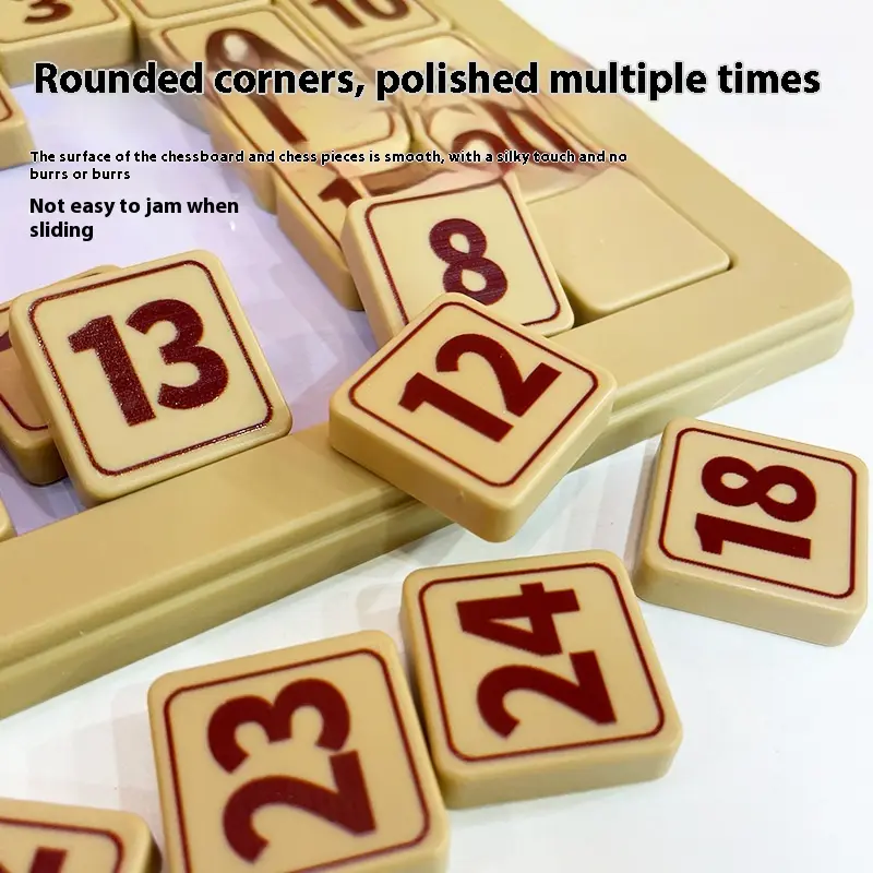 Magnetic Digital Huarong Road Sliding Puzzle Children's Educational Toys puzzles for kids