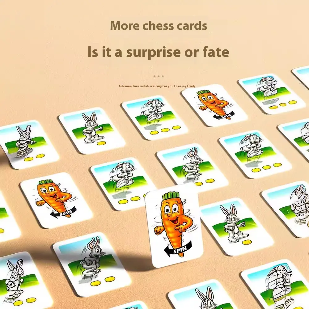 Rabbit Trap Board Game Cards Parent-Child Toys Interactive Fun Creative Children's Games Tabletop Toys board games