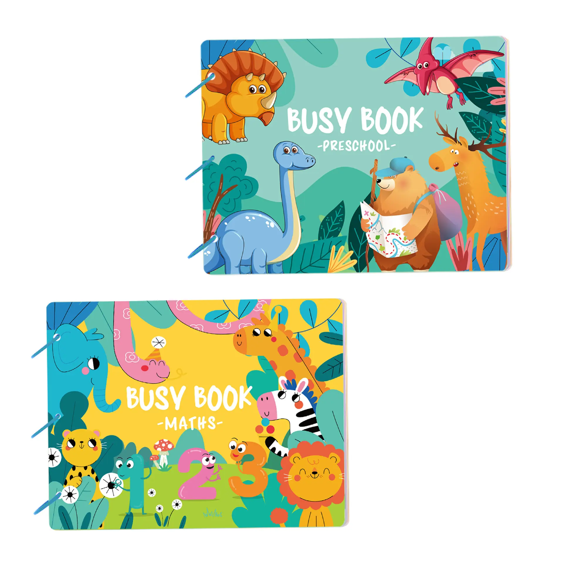 Children's busy book tearing book Anjing book pasting book educational toys early childhood education book learning education