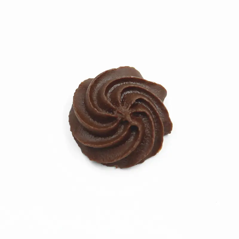 Simulated food toy fake cookies PVC biscuit model 2PCS  personalized ornament miniature food mini food