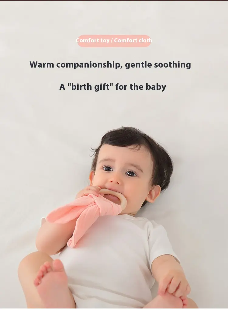 Baby soothing towel can be imported hand puppet toy baby sleeping artifact can bite gauze muppets hand puppet