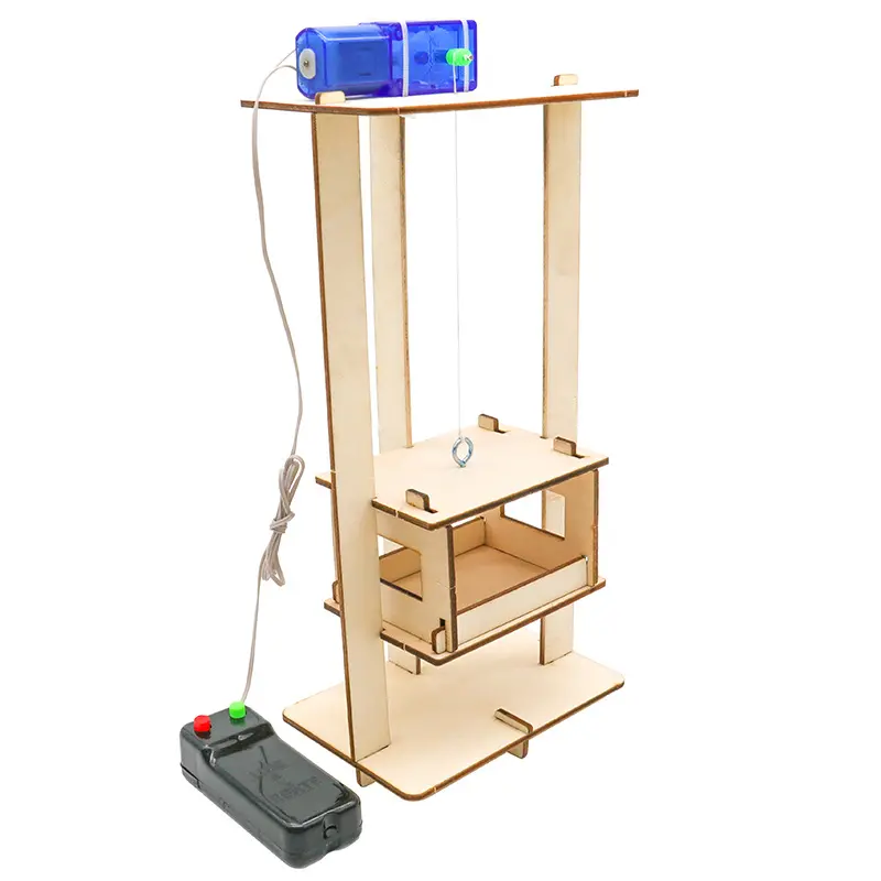 Elevator model DIY wire-controlled elevator elevator technology science experiment teaching aids physics toy science toy