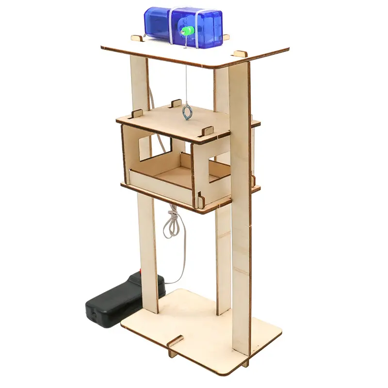 Elevator model DIY wire-controlled elevator elevator technology science experiment teaching aids physics toy science toy