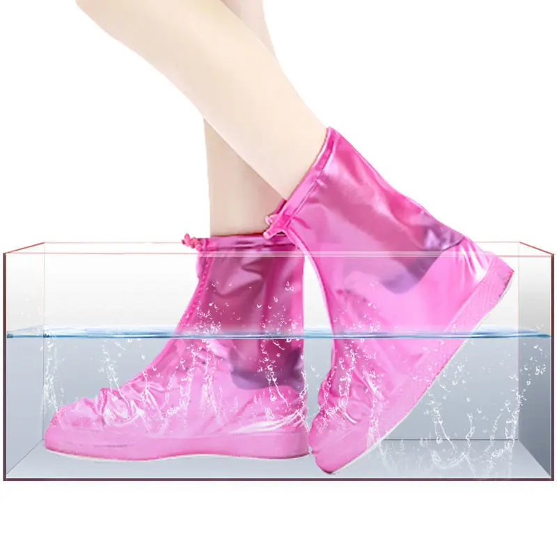 Non-slip wear-resistant waterproof shoe cover rain boot cover with waterproof layer shoe protector shoes cover rain waterproof