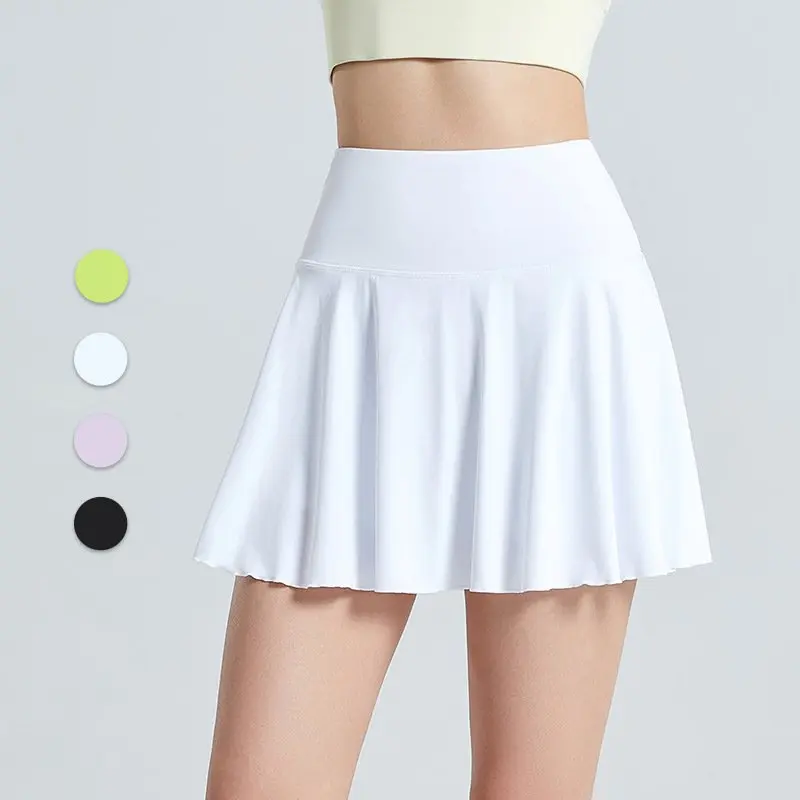 Quick-drying culottes women's sports gym yoga tennis clothes tennis skirt