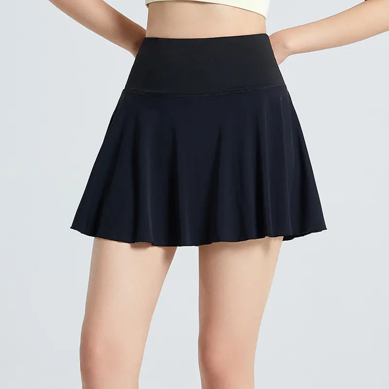 Quick-drying culottes women's sports gym yoga tennis clothes tennis skirt