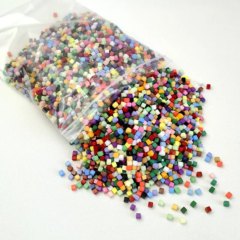4X4mm small particle mosaic acrylic mosaic square beads non-porous square handmade DIY material