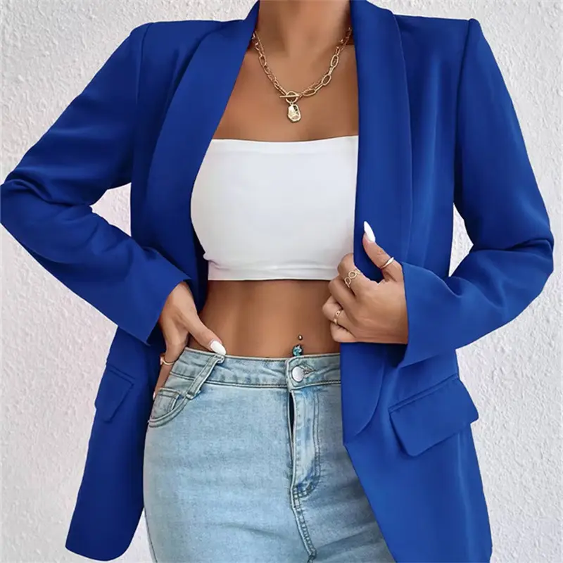 Red new small suit commuter spring and autumn coat top women's versatile fashion blazer women coat