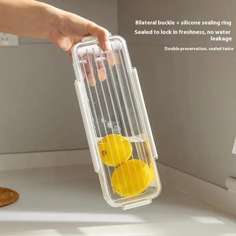 Noodle storage box Food grade rectangular pasta storage cylinder Noodle bucket Moisture-proof sealed tank kitchen storage