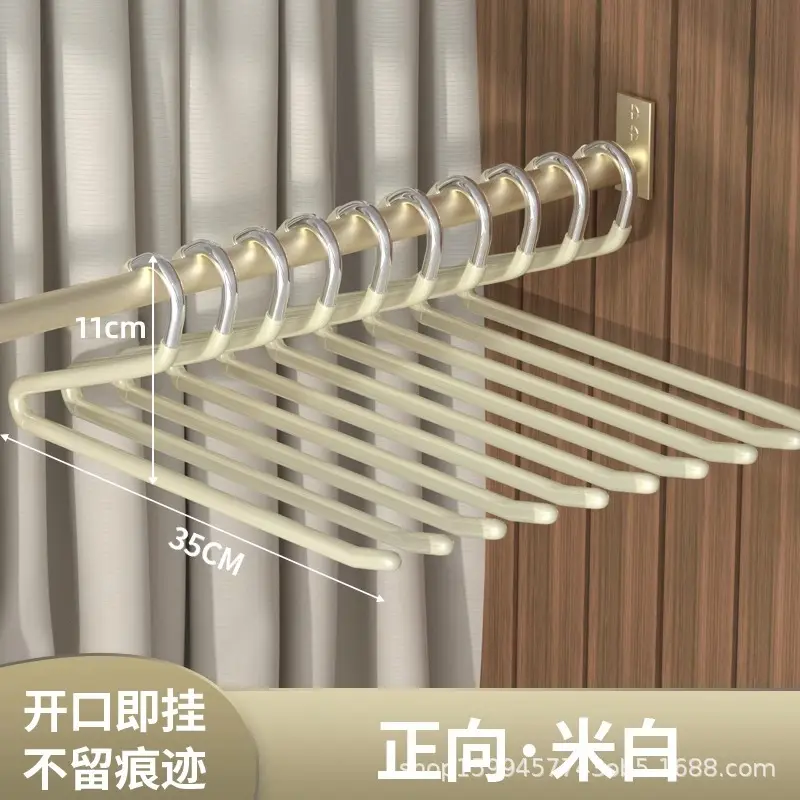 Goose pants rack household hanging pants hanger pants special non-marking pants clip non-slip wardrobe storage  clothes hanger