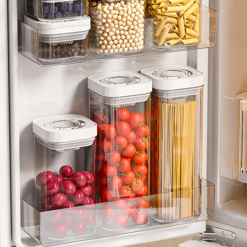 Kitchen Sealed Tank Press Storage Tank Flour Snacks Grains Storage Box Household Storage Tank kitchen organizer