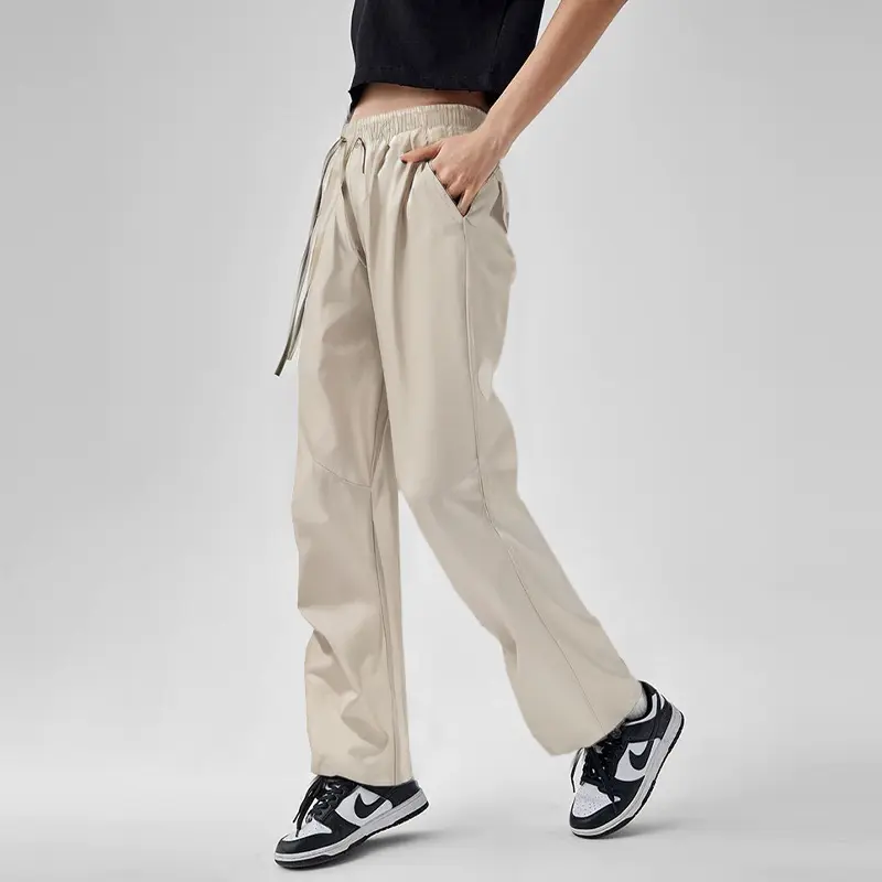 Wide-leg small overalls women's cool Sa wind drawstring sports casual quick-drying mountaineering pants women pants