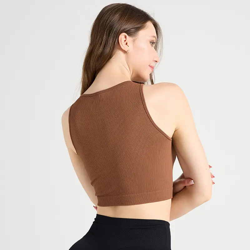 Seamless Outdoor Sports Yoga Vest Running Fitness Threaded Training Sports Underwear