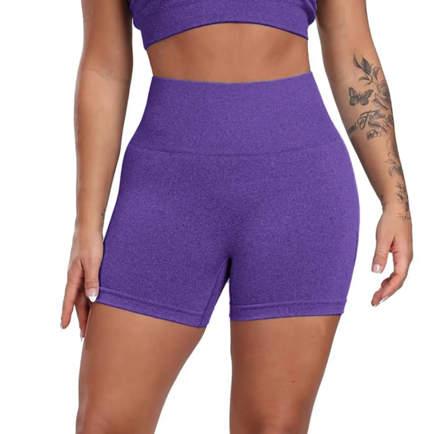 Fashion Skinny High Waist Peach Hip Yoga Pants Sports Cycling Pants Fitness Shorts Hip Lifting Leggings Three-point Pants