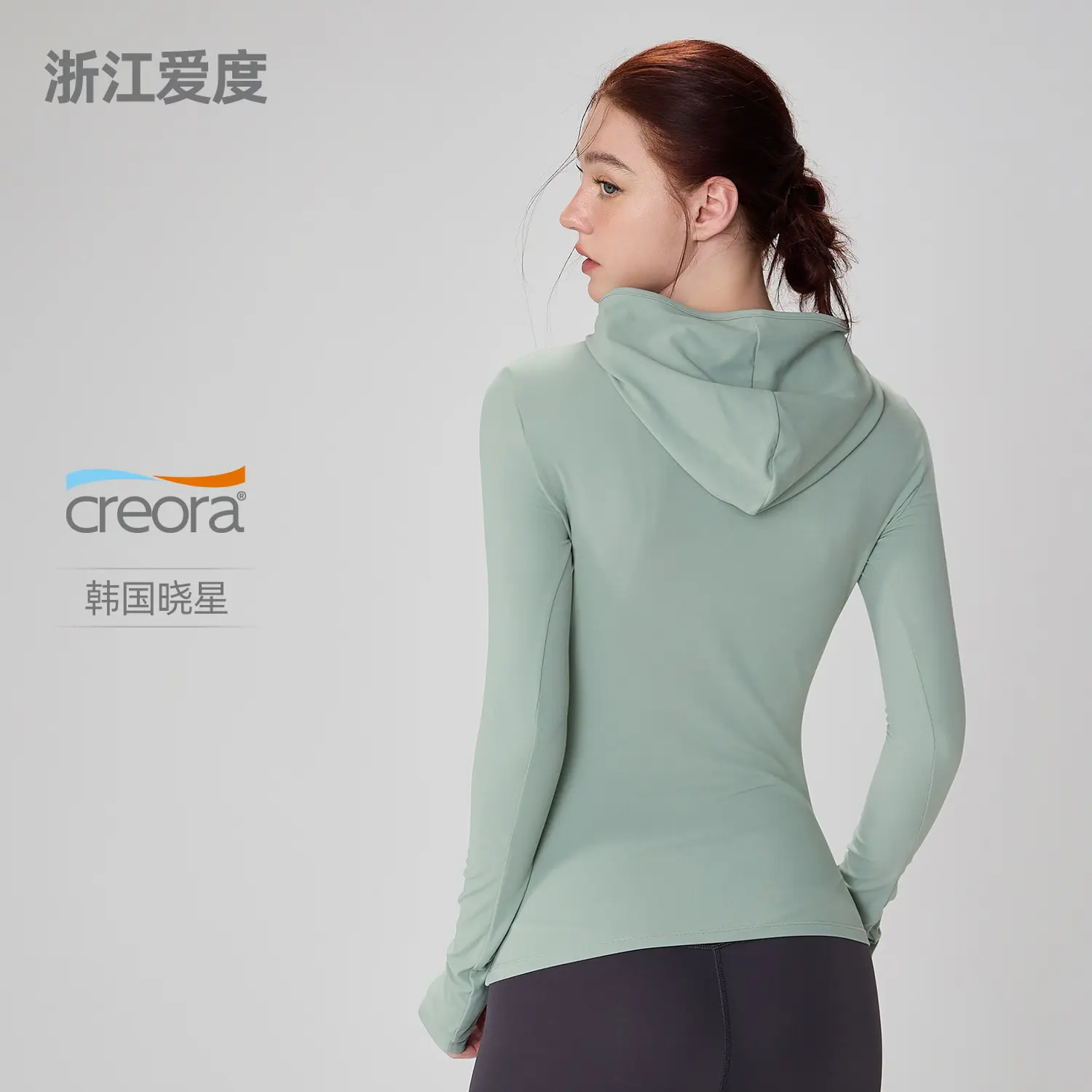 Hooded Fitness Clothing Slim Yoga Long Sleeve Training Running Sports Top workout tops for women sport shirt gym top women