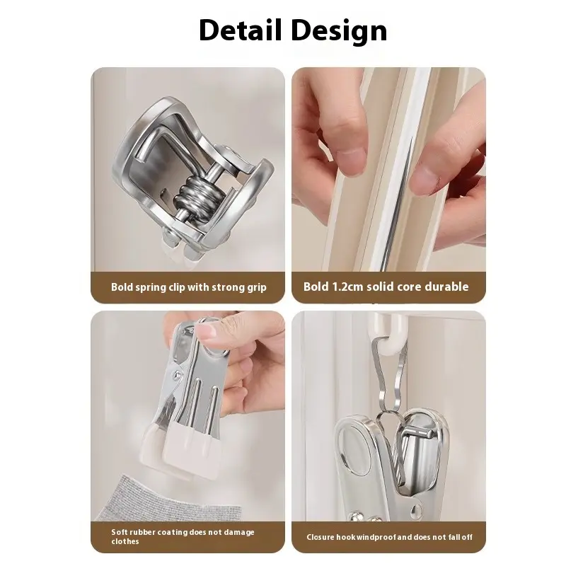 hanger with clip clothes drying clip multi-clip hanging underwear cool underwear, multi-functional sock drying artifact hangers