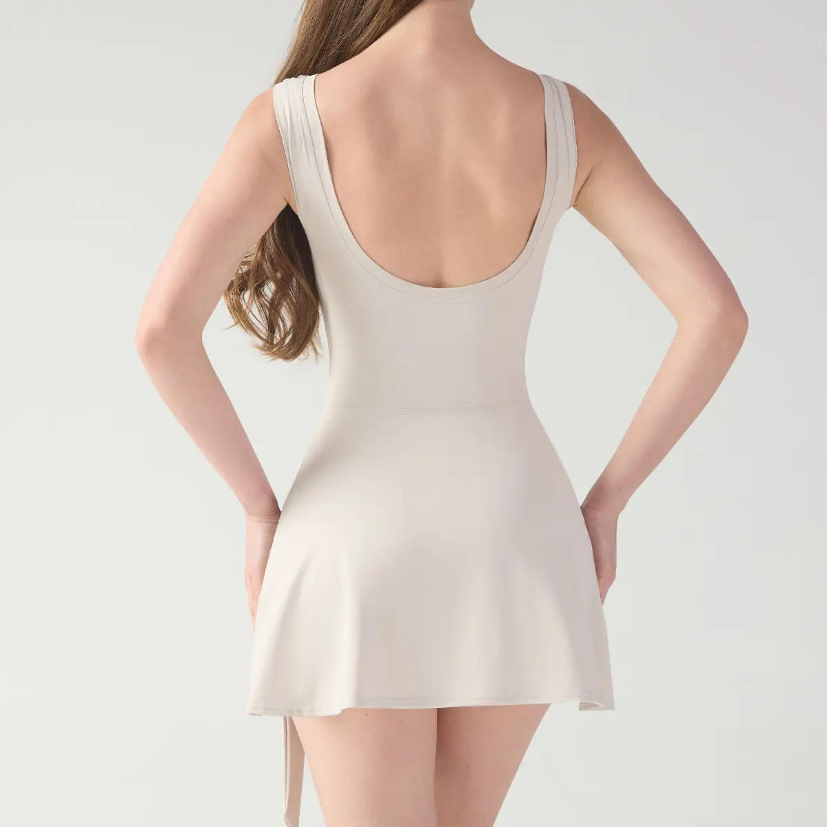 Skirt one-piece yoga suit fake two-piece thin straps quick-drying breathable tight fitness sports skirt women clothing