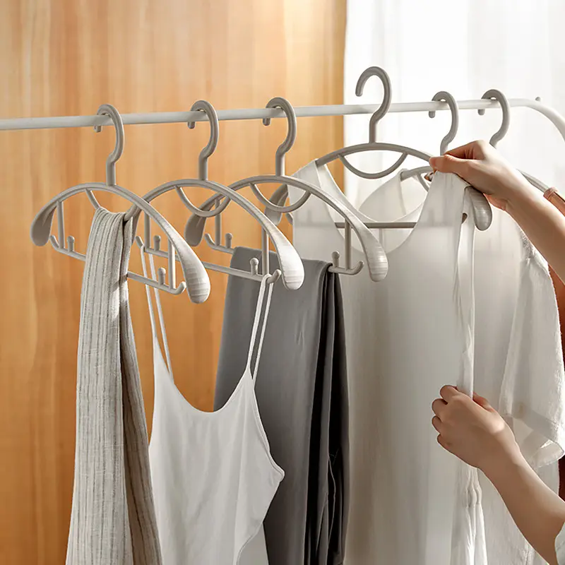 household clothes non-marking anti-shoulder angle thickened bold non-slip clothes support drying rack clothes rack drying rack