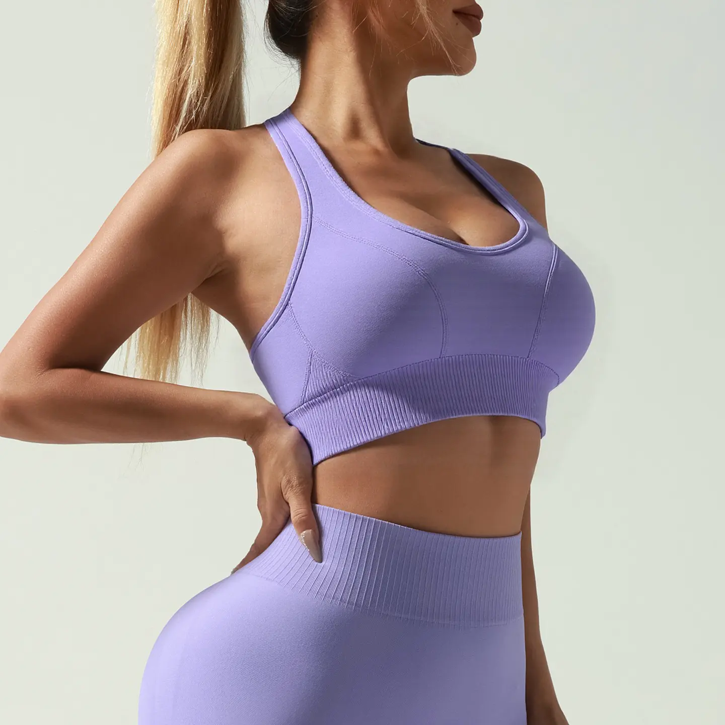 Yoga Sports Underwear Cross Beauty Back Fitness Running High Strength Shockproof Fixed Cup Yoga Vest