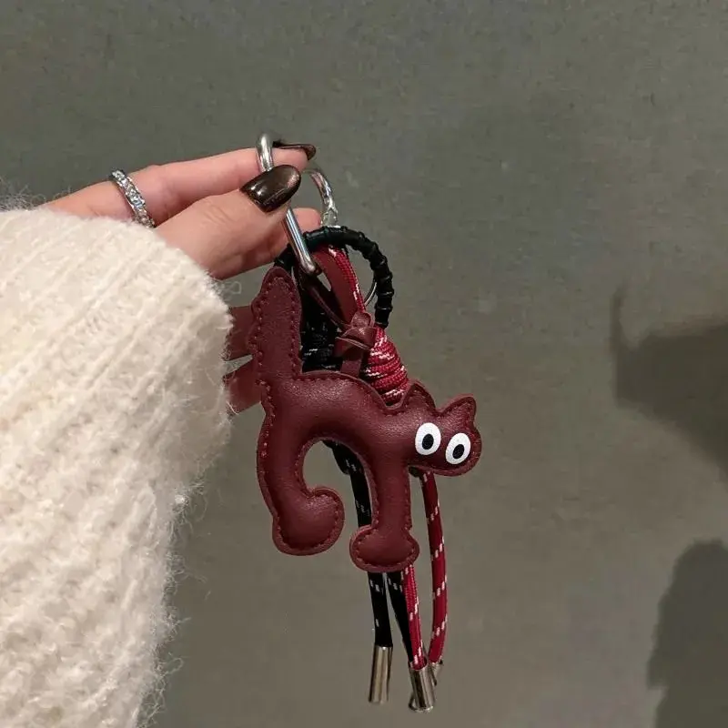 Gifts PU Leather Car Keychain Jewelry Trinket Accessories Key Chain Keychains Cute Key Ring