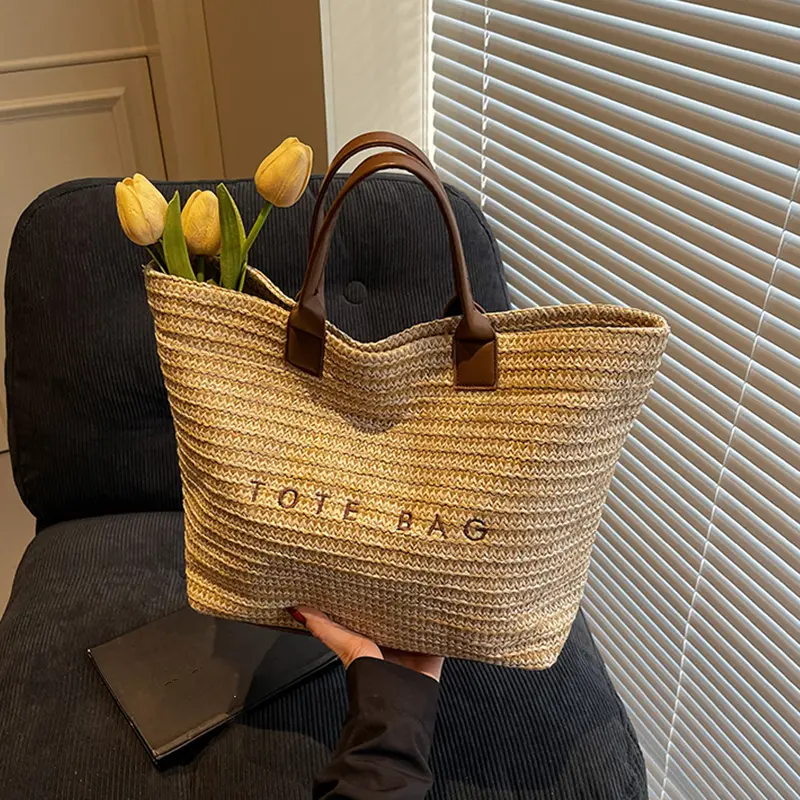Women Tote Bag Top-Handle Bags Large Capacity Handbag Simple Casual Shoulder Bag Daily Shopping Travel Pack