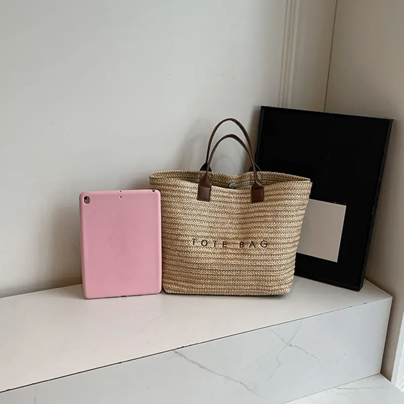 Women Tote Bag Top-Handle Bags Large Capacity Handbag Simple Casual Shoulder Bag Daily Shopping Travel Pack
