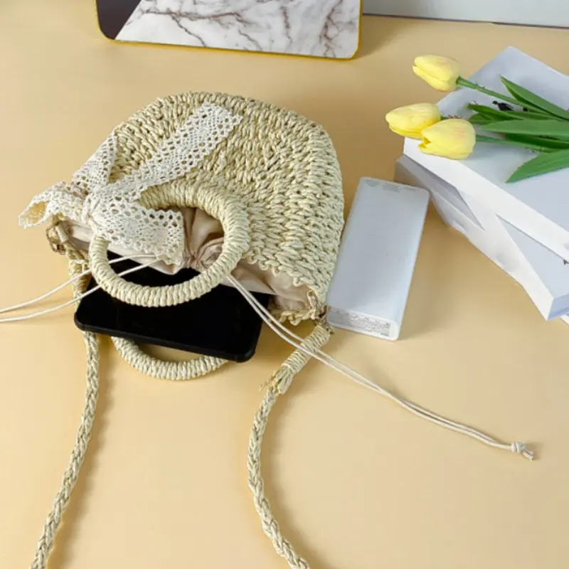 Women's Shoulder Bag Woven Bag Leisure Summer Large Capacity Shoulder Crossbody Bag Seaside Holiday Straw Handbags