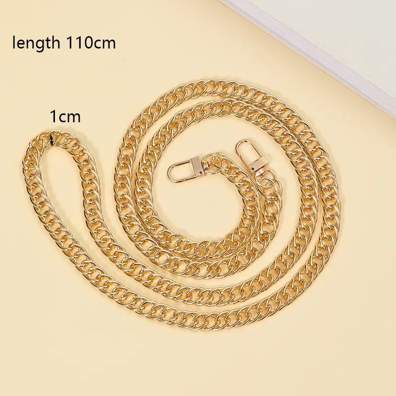 Metal Chain for Women's Bags Handles Crossbody Accessories for Handbag Luxury Brand Detachable Replacement Purse Chain strap