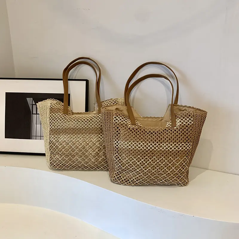 Beach Bag For Women Shopper Tote Bag Handbags For Female Shoulder Bag Clutch Bags Big Capacity Underarm Bags