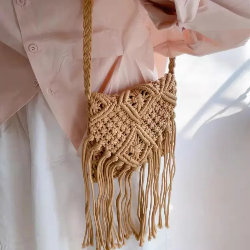 Summer Fashion Woven Hollow Out Shoulder Crossbody Beach Bag Female Travel Handbag Women Messenger Bags Bolsa